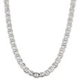 thumbnail image 1 of Primal Silver Sterling Silver 9.95mm Semi-Solid Flat Anchor Chain, 1 of 3