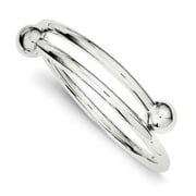 Primal Silver Sterling Silver Baby Bangle Bracelet