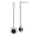 thumbnail image 1 of Primal Silver Sterling Silver Black Onyx Dangle Stud Earrings, 1 of 5