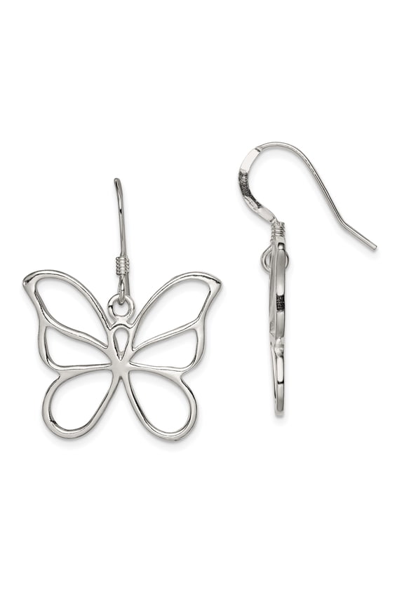 Sterling Silver Butterfly Earrings