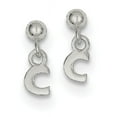 thumbnail image 1 of Primal Silver Sterling Silver C Dangle Post Earrings, 1 of 4
