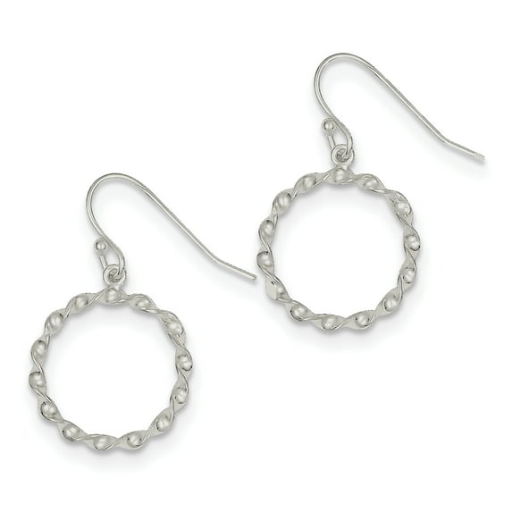 Primal Silver Sterling Silver Dangle Shepherd Hook Earrings