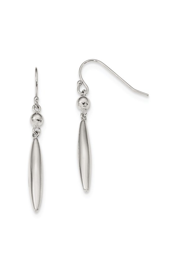Sterling Silver Dangle Shepherd Hook Earrings