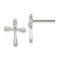 thumbnail image 1 of Primal Silver Sterling Silver Diamond Cross Post Earrings, 1 of 4