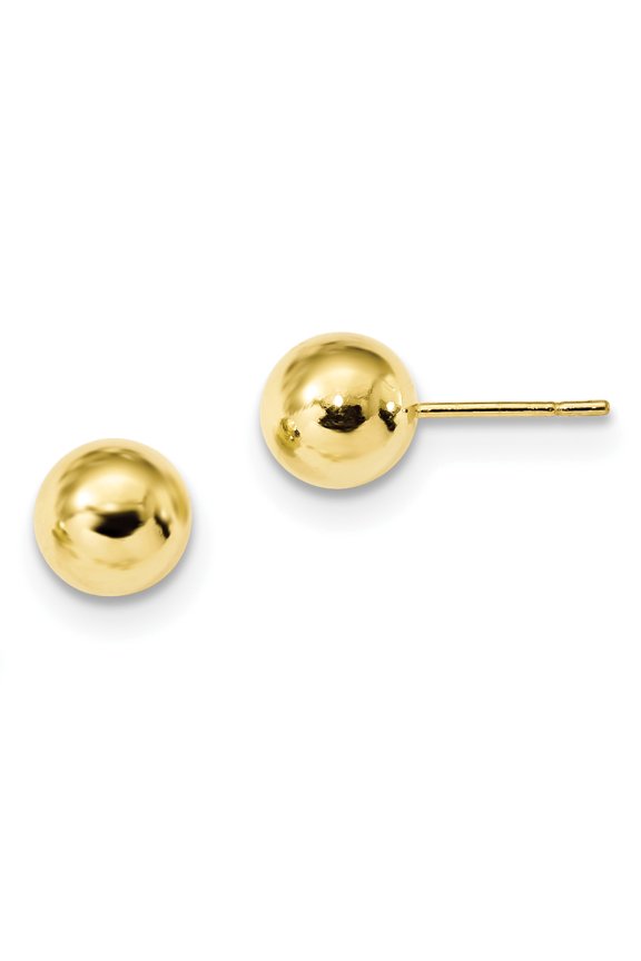 Sterling Silver Gold-tone Post Earrings