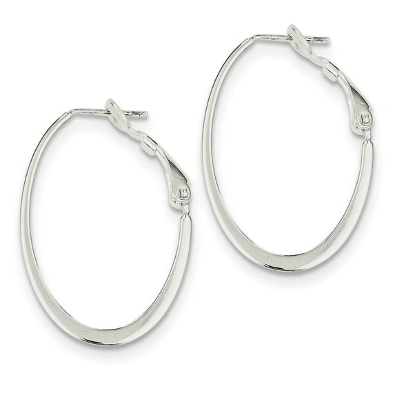 Primal Silver Sterling Silver Hoop Earrings