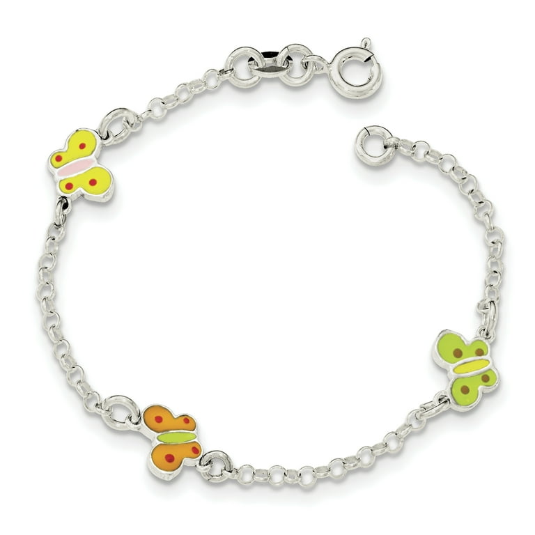 Childrens butterfly bracelet sale
