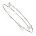 thumbnail image 1 of Primal Silver Sterling Silver Polished Star Adjustable Bangle, 1 of 4