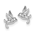 thumbnail image 1 of Primal Silver Sterling Silver Rhodium Plated Bird Post Earrings, 1 of 4
