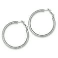thumbnail image 1 of Primal Silver Sterling Silver Rhodium Plated Hinged Earrings, 1 of 4