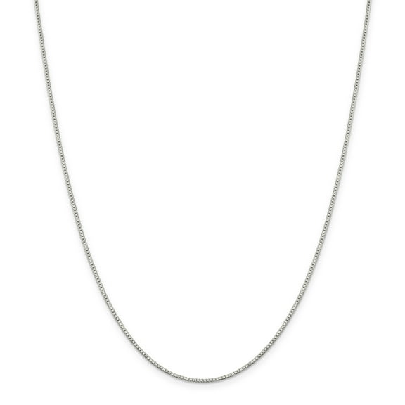 Primal Silver Sterling Silver Rhodium-plated 1.10mm Box Chain