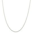 thumbnail image 1 of Primal Silver Sterling Silver Rhodium-plated 1mm Cable Chain, 1 of 3