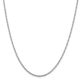 thumbnail image 1 of Primal Silver Sterling Silver Rhodium-plated 2.0mm Loose Rope Chain, 1 of 4