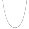 thumbnail image 1 of Primal Silver Sterling Silver Rhodium-plated 2.25mm Figaro Chain, 1 of 4