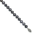 thumbnail image 1 of Primal Silver Sterling Silver Rhodium-plated 7-8mm Black Freshwater Cultured Pearl Bracelet, 1 of 4