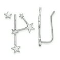 thumbnail image 1 of Primal Silver Sterling Silver Rhodium-plated Constellation 1 Ear Climber and 1 Post Earrings, 1 of 7