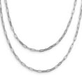 thumbnail image 1 of Primal Silver Sterling Silver Rhodium-plated Multi-strand with 2-inch Necklace, 1 of 4