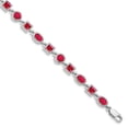 thumbnail image 1 of Primal Silver Sterling Silver Rhodium-plated Ruby Bracelet, 1 of 4