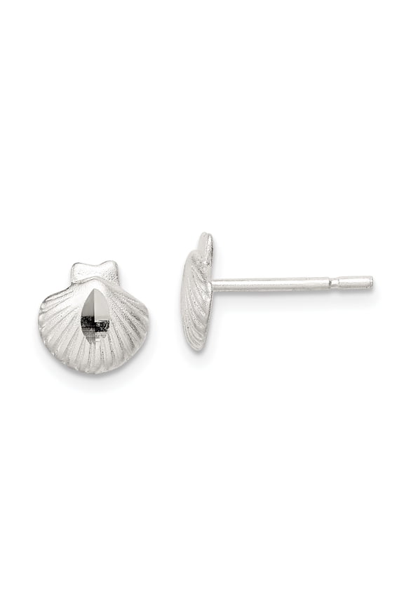 Sterling Silver Shell Mini Earrings