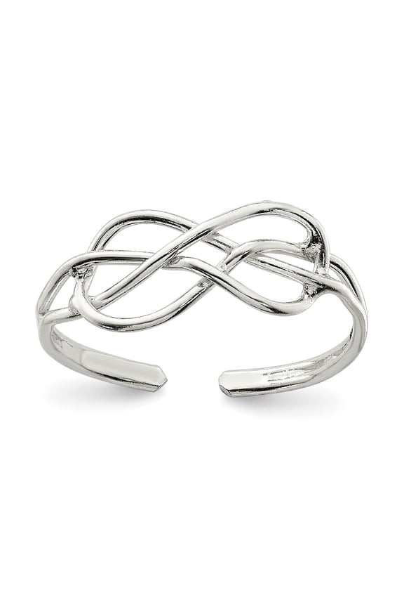 Sterling Silver Solid Toe Ring