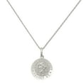 thumbnail image 1 of Primal Silver Sterling Silver St. Christopher Medal with 18-inch Forzantina Cable Chain, 1 of 6