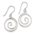 thumbnail image 1 of Primal Silver Sterling Silver Swirl Design Dangle Earrings, 1 of 4