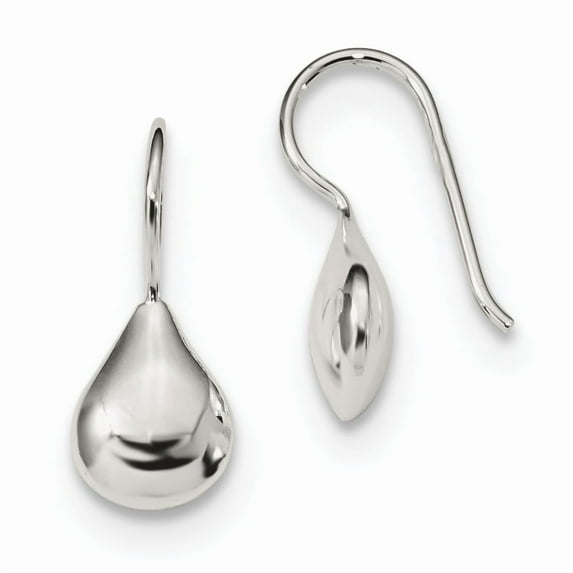 Primal Silver Sterling Silver Teardrop Earrings