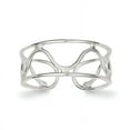 thumbnail image 1 of Primal Silver Sterling Silver Wave Toe Ring, 1 of 4