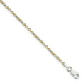 thumbnail image 1 of Primal Silver Sterling Silver and Vermeil 1.85mm Diamond-cut Rope Chain, 1 of 4