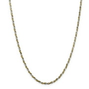 PRIMAL SILVER Sterling Silver and Vermeil 2.5mm Diamond-cut Rope Chain