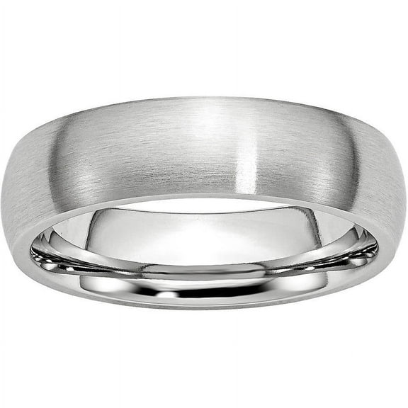 Chisel Cobalt Satin 6mm Wedding Band