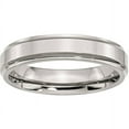 thumbnail image 1 of Primal Steel Stainless Steel 5mm Ridged Edge Band, 1 of 9