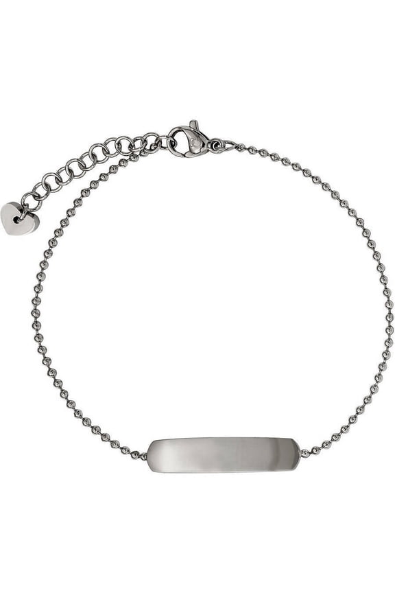 Primal Steel Stainless Steel 7in with 1 inch ext. ID Bracelet