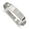 thumbnail image 1 of Primal Steel Stainless Steel Brushed ID Cuff 7.80mm Bangle, 1 of 3