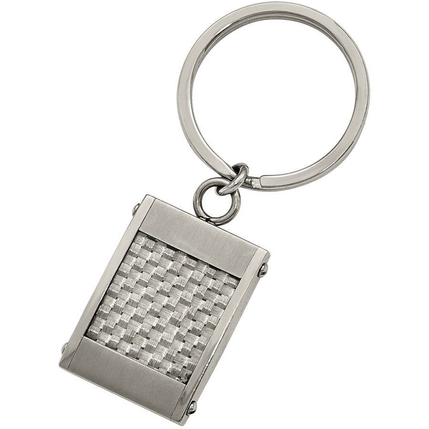 Primal Steel Stainless Steel Brushed and Polished Grey Carbon Fiber ...