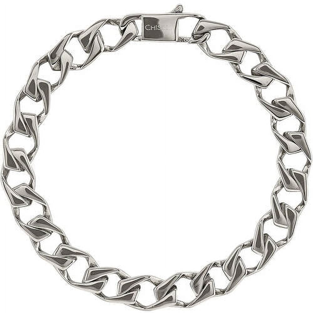 CHISEL Primal Steel Stainless Steel Fancy Link 8.5in Bracelet