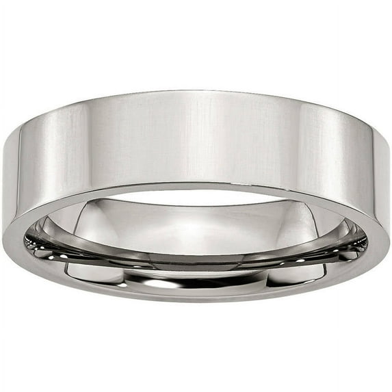 Primal Steel Stainless Steel Flat 6mm Polished Band