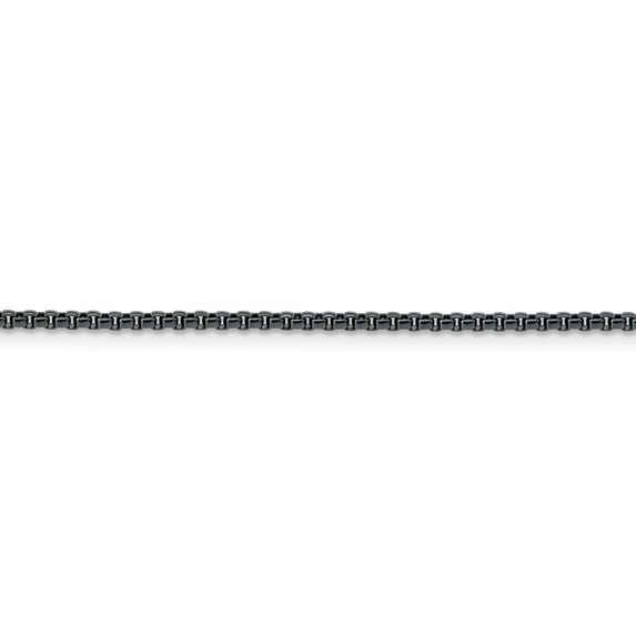 Primal Steel Stainless Steel Polished Gray IP-plated 2.5mm Box Chain