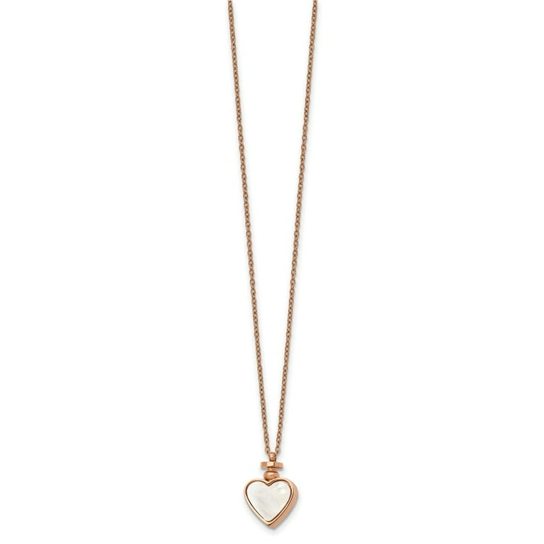 Stainless Steel Gold IP-Plated Mother of Pearl Heart and Pearl Bracelet Stainless Steel Gold IP-Plated Mother of Pearl Heart and Pearl Bracelet