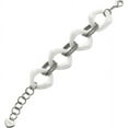 thumbnail image 1 of Primal Steel Stainless Steel with White Ceramic 8in Bracelet, 1 of 6