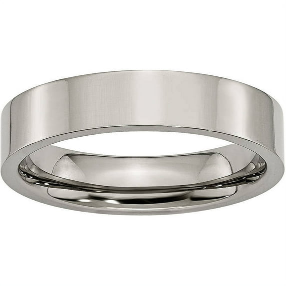 Primal Steel Titanium 5mm Flat Band