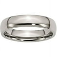 thumbnail image 1 of Primal Steel Titanium 5mm Half Round Band, 1 of 9