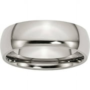CHISEL Primal Steel Titanium 7mm Half Round Band