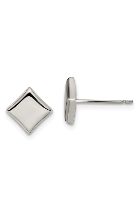 Titanium 7mm Square Post Earrings