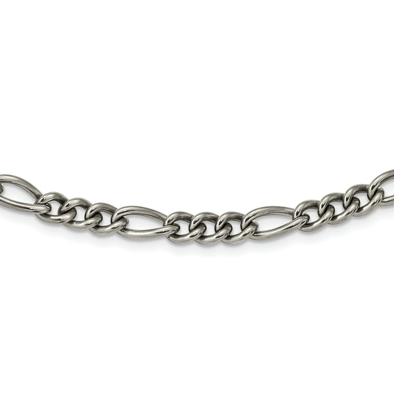 Titanium figaro chain discount