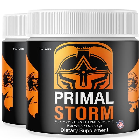 Primal Storm Powder Advanced Formula Supplement to Support Active Lifestyle PrimalStorm 60 Servings