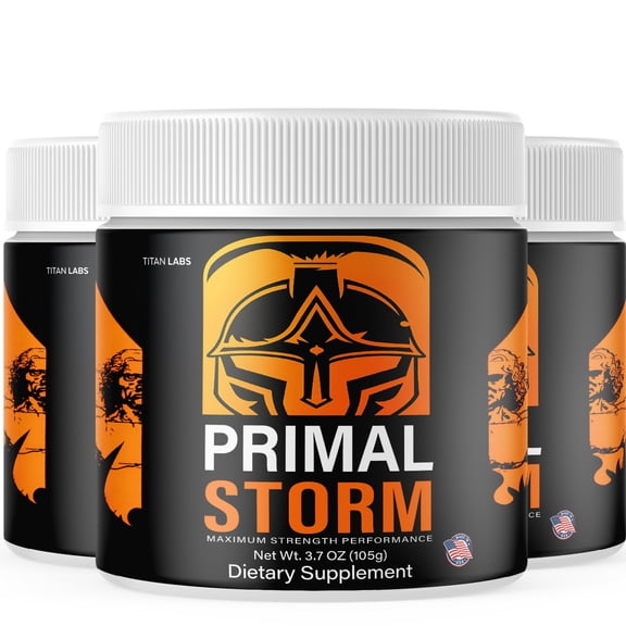 Primal Storm Powder Advanced Formula Supplement to Support Active Lifestyle PrimalStorm 90 Servings