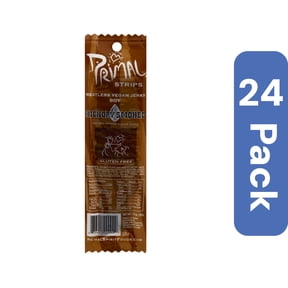 Primal Strips Jerky Meatless Soy Hickory Smoked 1 oz (Pack Of 24)