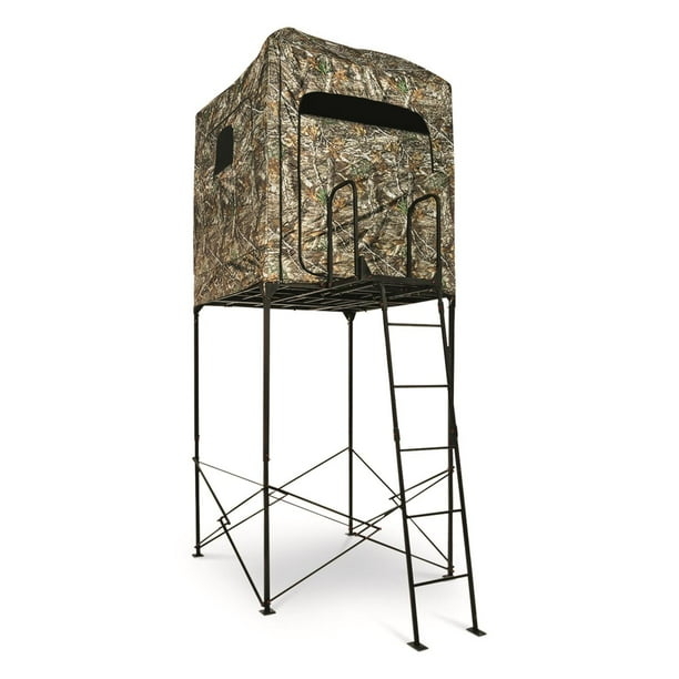 Primal Tree Stands Hideout 7' Deluxe Quad Pod with Enclosure - Walmart.com