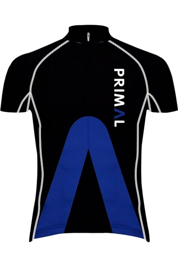 Aro EVO Men's Cycling Jersey: Blue/Black, LG